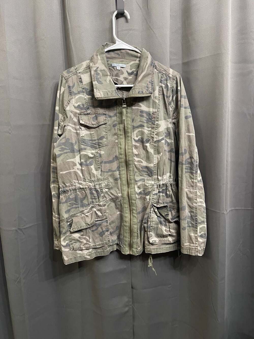Charlotte Russe Camouflage Utility Jacket Size L